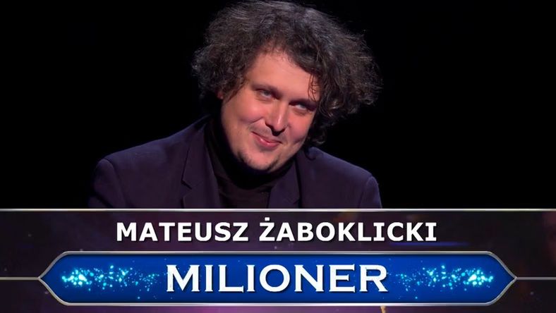 Mateusz Żaboklicki - "Milionerzy"