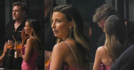 Julia Wieniawa delektuje się kolorowym trunkiem na after party po premierze "Barbie". Towarzyszył jej... Łozo (ZDJĘCIA)