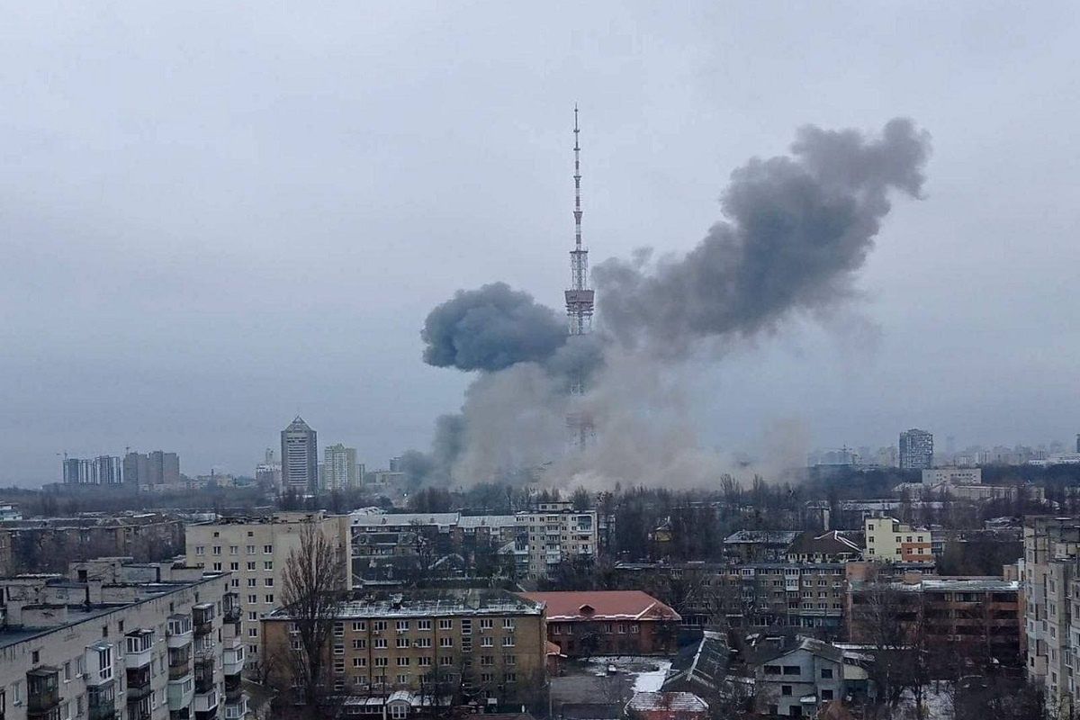Wybuch w Kijowie. Rosja zaatakowała wieżę telewizyjną