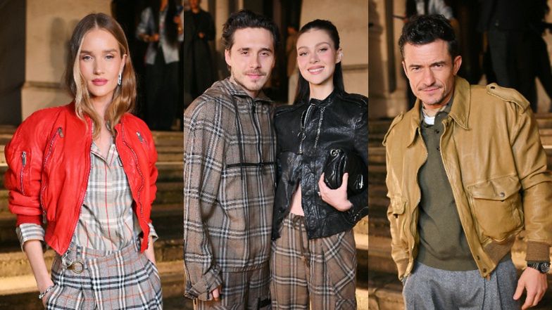 Gwiazdy meldują się na pokazie Burberry