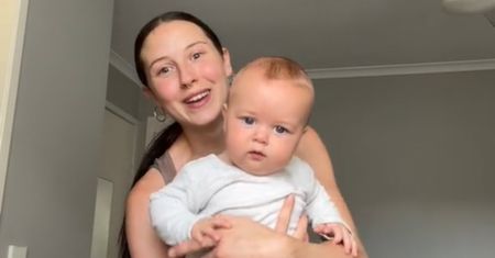 Ma 7 miesięcy i jest połowę niższy od mamy. Wideo jest hitem sieci