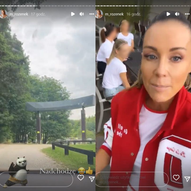 Małgorzata Rozenek trenuje na obozie Anny Lewandowskiej