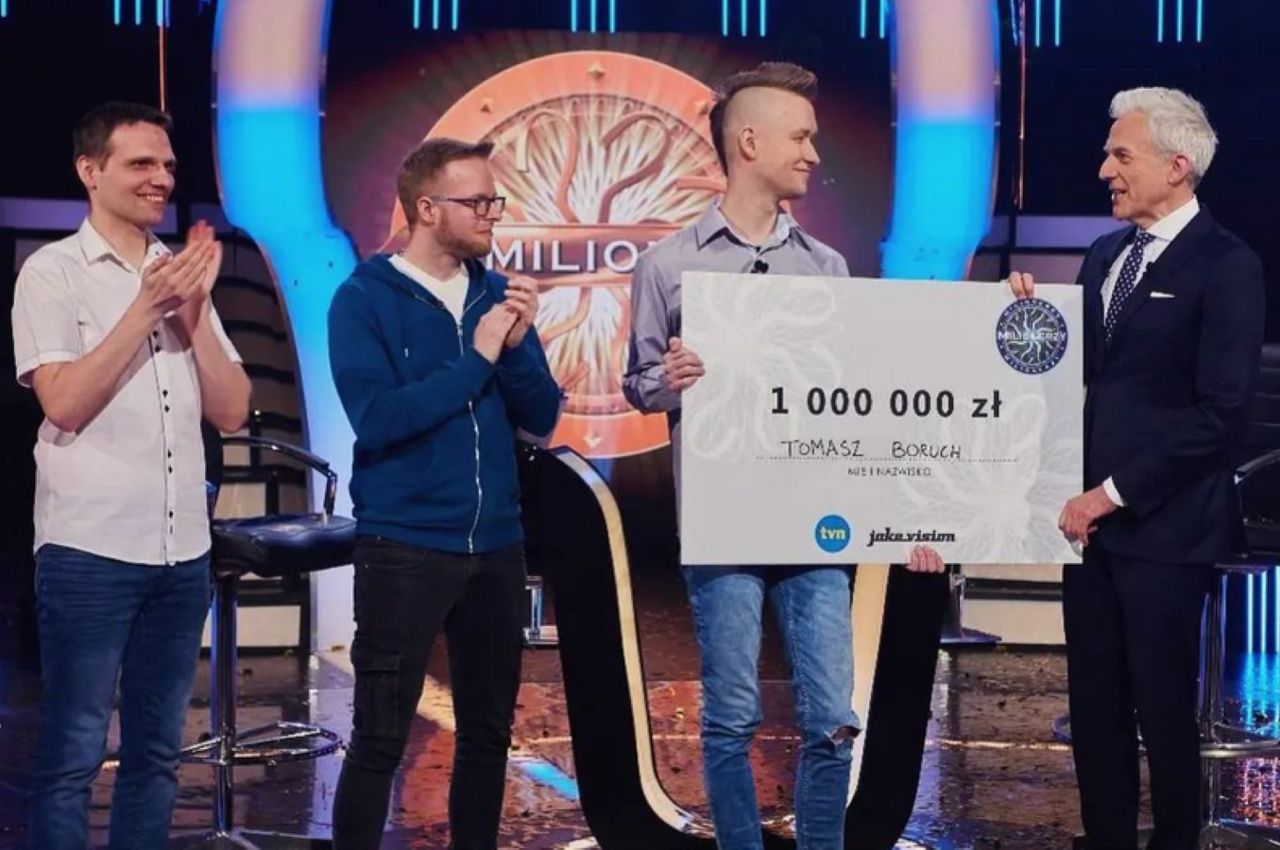 Siódmym zwycięzcą "Milionerów" został Tomasz Boruch