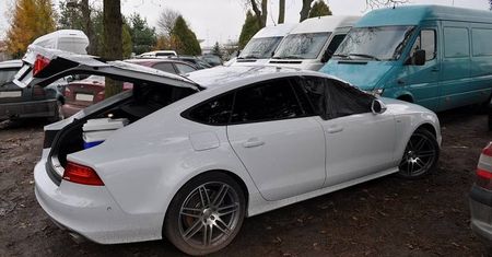Straż Graniczna odzyskała skradzione w Andorze Audi A7 warte 150 tys. zł