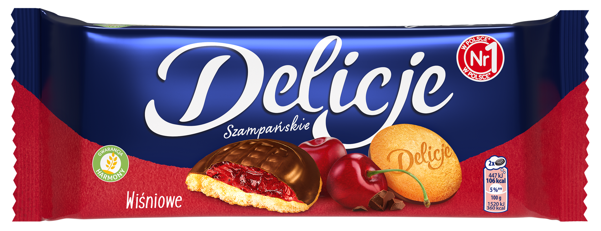 Delicje Szampańskie Wiśniowe, sugerowana cena detaliczna: 5,99 zł