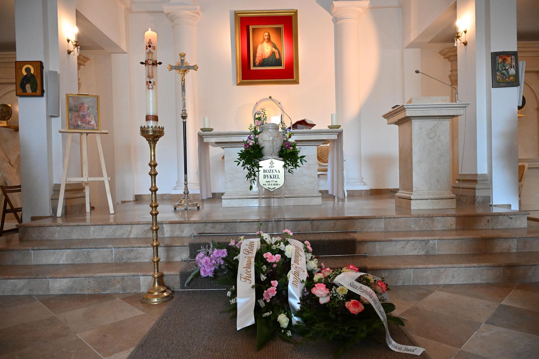 Pogrzeb Bożeny Dykiel 