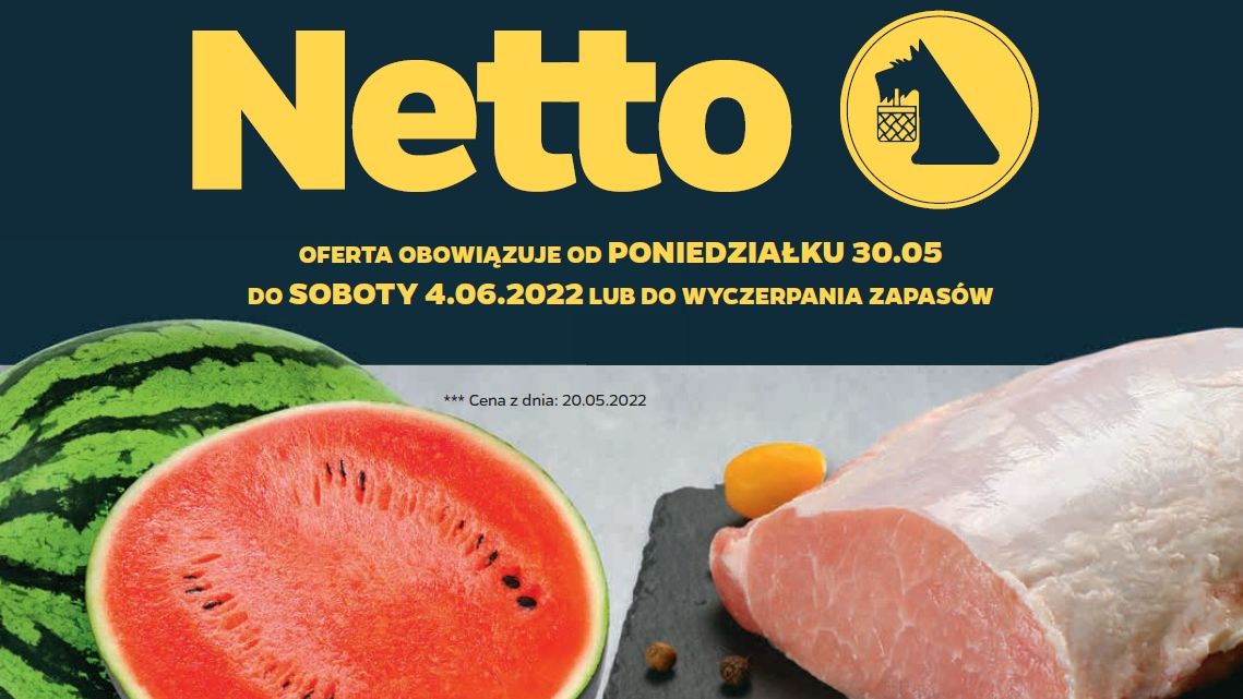 Netto gazetka od poniedziałku 30 maja [30.05]