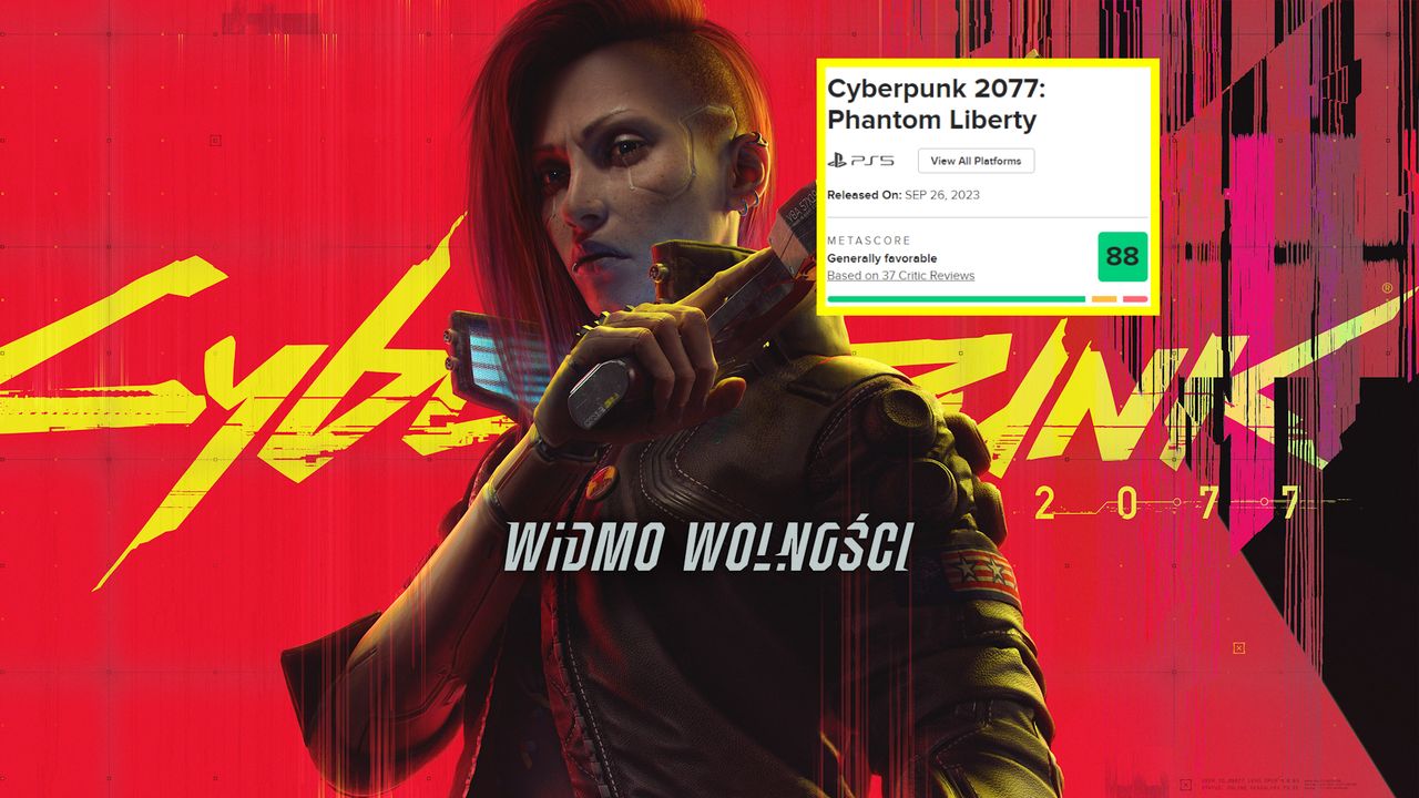 Cyberpunk 2077: Widmo Wolności ze średnią ocen 9/10. Mamy hit?