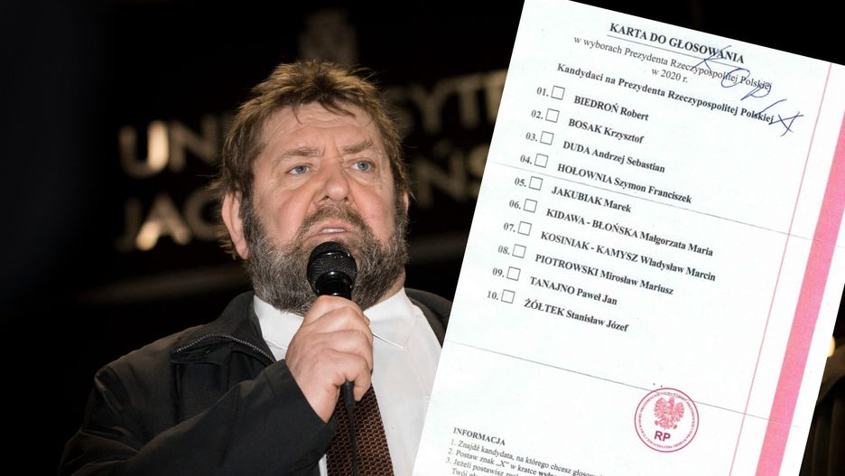 Wybory prezydenckie 2020. Kandydat na prezydenta pokazał pakiet wyborczy. Poczta Polska zawiadamia ABW
