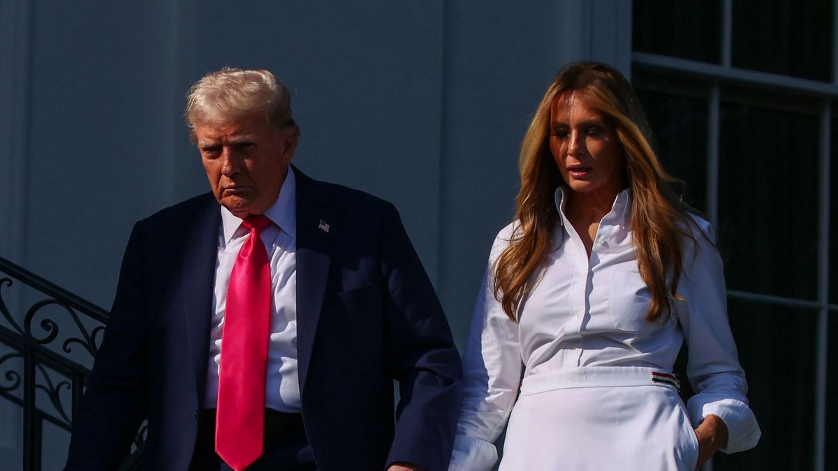 Donald Trump chciał pocałować Melanię Trump