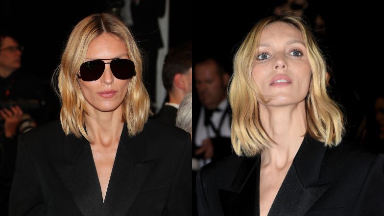Anja Rubik podbija Cannes w szykownej kreacji Saint Laurent