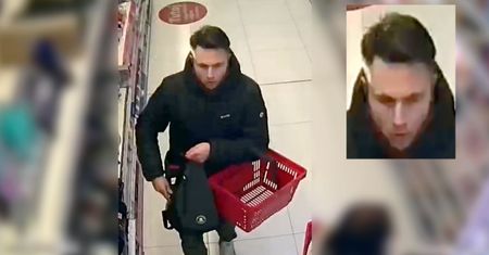 Kamery nagrały go w drogerii. Jego twarz zobaczy cała Polska