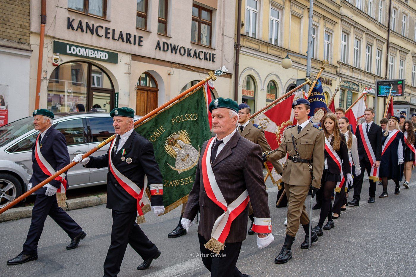 Obchody 86. rocznicy sowieckiej napaści na Polskę przy Pomniku Ofiar Stalinizmu