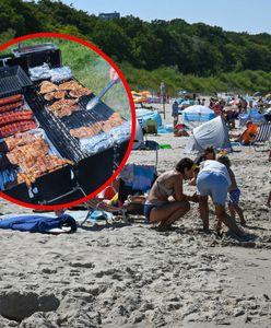 Czy można robić grilla na plaży? Policjant raz na zawsze wyjaśnia