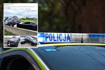 Kolizja na A4 pod Wrocławiem. 33-letni Ukrainiec w rękach policji