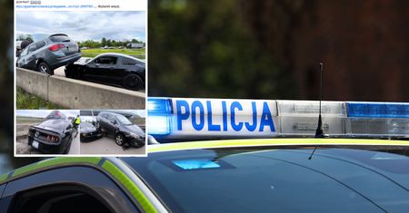 Kolizja na A4 pod Wrocławiem. 33-letni Ukrainiec w rękach policji