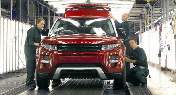 Fabryka produkująca model Evoque pracuje 24 godziny na dobę