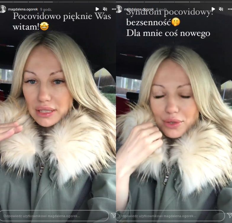 Magdalena Ogórek żali się na powikłania po koronawirusie