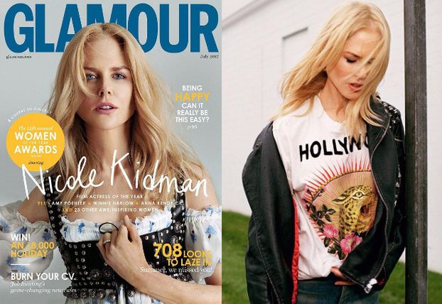 Młodzieżowa Nicole Kidman pozuje dla "Glamour"