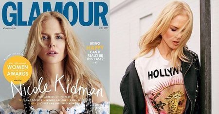 Młodzieżowa Nicole Kidman pozuje dla "Glamour"