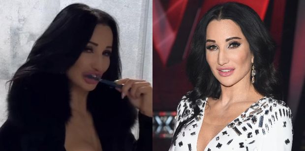Justyna Steczkowska pozuje w bieliźnie i zmysłowo myje zęby