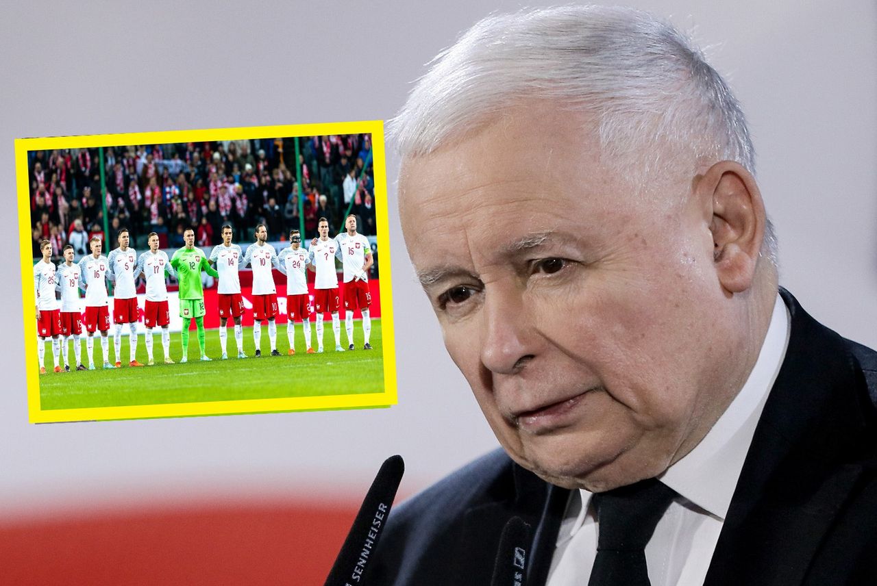 Kaczyński tłumaczy się ze słów o Lewandowskim