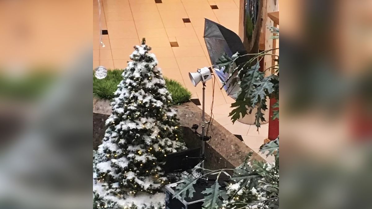 Ten fotograf zdecydowanie nie wie, do czego służy parasolka odbijająca 1