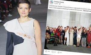 Afera wokół ministry Cienkowskiej na wybiegu. Fundacja odpowiada na zarzuty