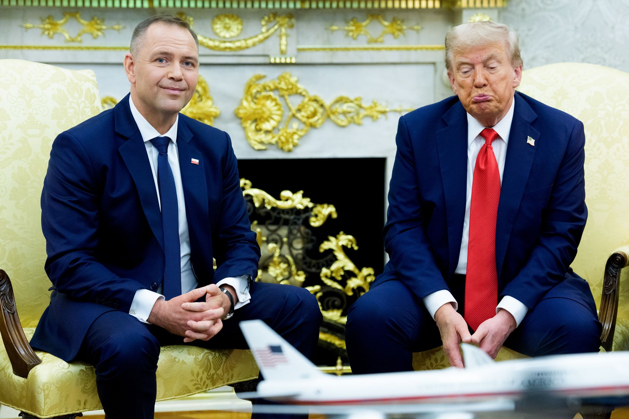 Karol Nawrocki i Donald Trump