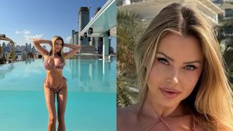 Ola Ciupa w bikini wygina się nad basenem w Dubaju (ZDJĘCIA)
