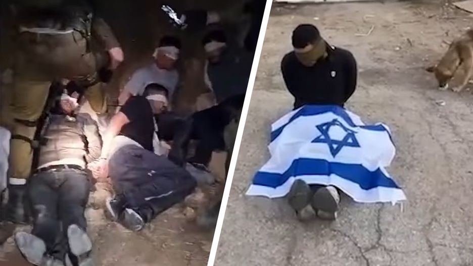 Nagrania wykonane przez izraelskich żołnierzy. 