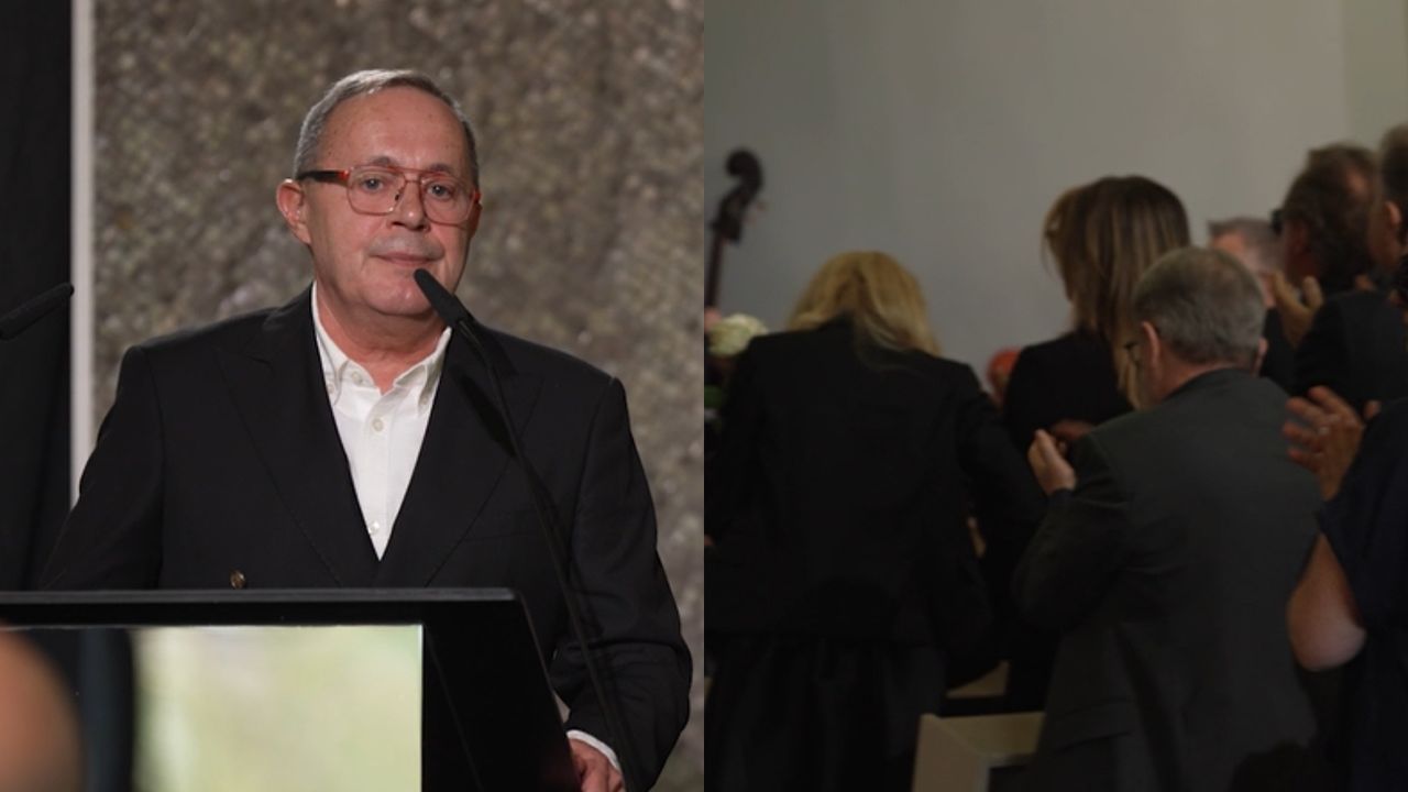 Wzruszający gest Tomasza Sianeckiego na pogrzebie Andrzeja Morozowskiego. Zgromadzeni zaczęli klaskać (WIDEO)
