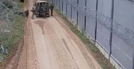 Gorąco na granicy z Białorusią. Strażnicy pokazali nagranie