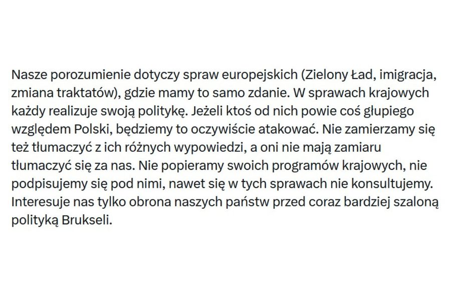 Sławomir Mentzen o połączeniu sił z Alternatywą dla Niemiec