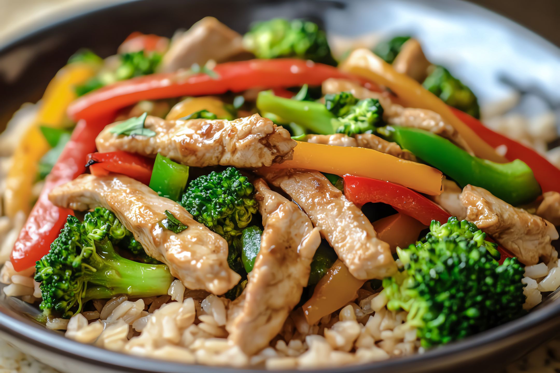 Stir-fry z indykiem i brokułami w 10 minut
