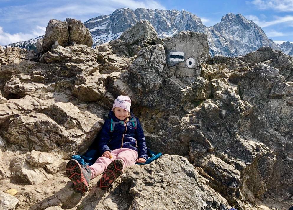 Kilka lat temu Magda razem z dziećmi weszła na Giewont.