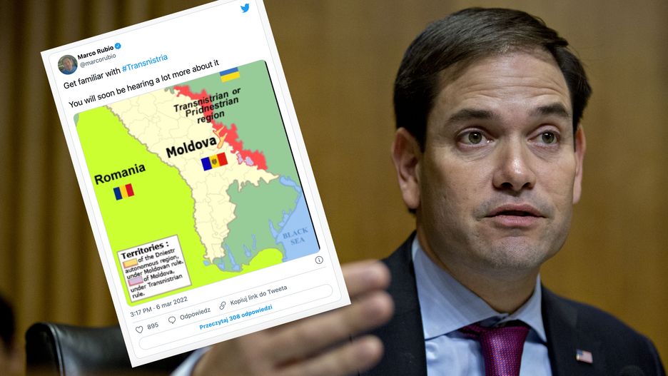 Putin chce Naddniestrza? Niepokojące doniesienia amerykańskiego senatora. Na zdjęciu Marco Rubio, republikański senator z USA 