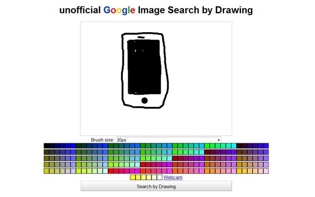 Unofficial Google Image Search by Drawing