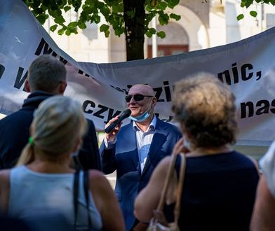Warszawa. "Pomijani przez społeczeństwo". Manifestacja niewidomych i niedowidzących
