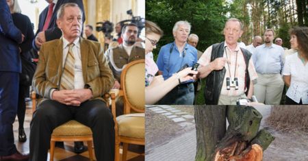 Włamanie na działkę ministra Szyszki! "Wycięli drzewa, ZOSTAWILI ZAKRWAWIONĄ SIEKIERĘ"