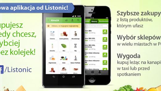 Z aplikacją Listonic zamówisz zakupy z dostawą do domu 1