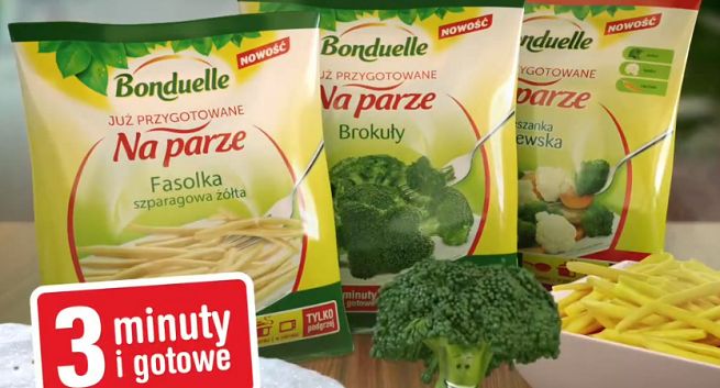 „Warzywne inspiracje” reklamują Bonduelle Gotowane na parze