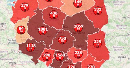 Koronawirus w Polsce. Ponad 10 tys. zarażonych. 2,5 miliona chorych na świecie [Mapa]