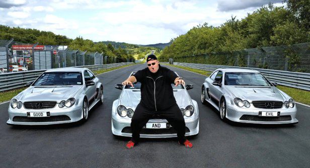 Kim Dotcom, Kimi Raikkonen, Mercedesy CLK DTM i Nürburgring Nordschleife [wideo]