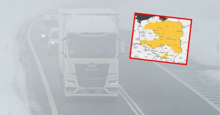 Niebezpiecznie na drogach. Żółte alerty w 13 województwach