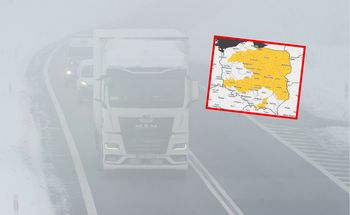 Niebezpiecznie na drogach. Żółte alerty w 13 województwach
