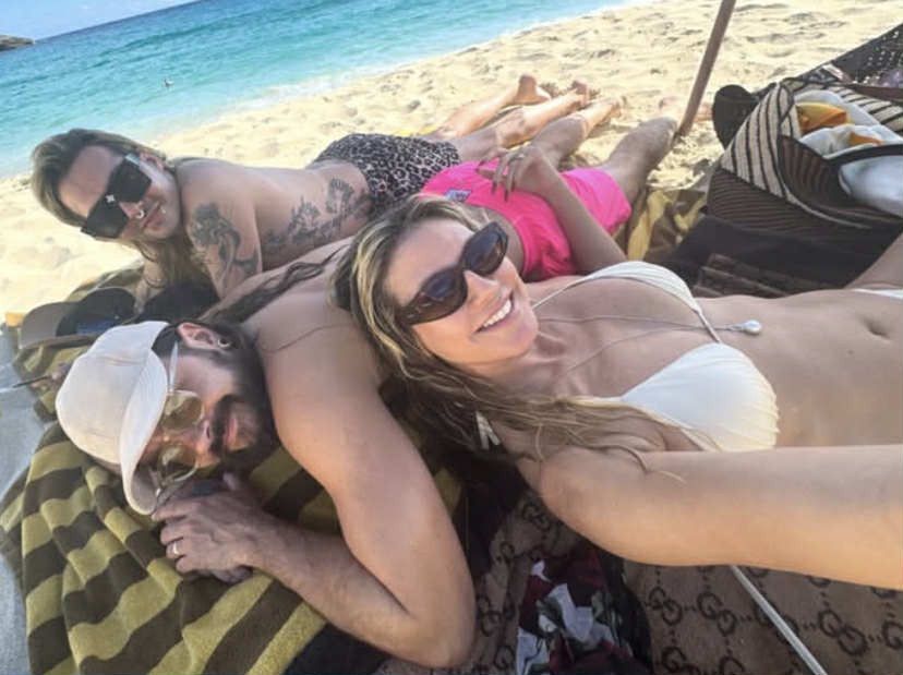 Heidi Klum z mężem i jego bratem