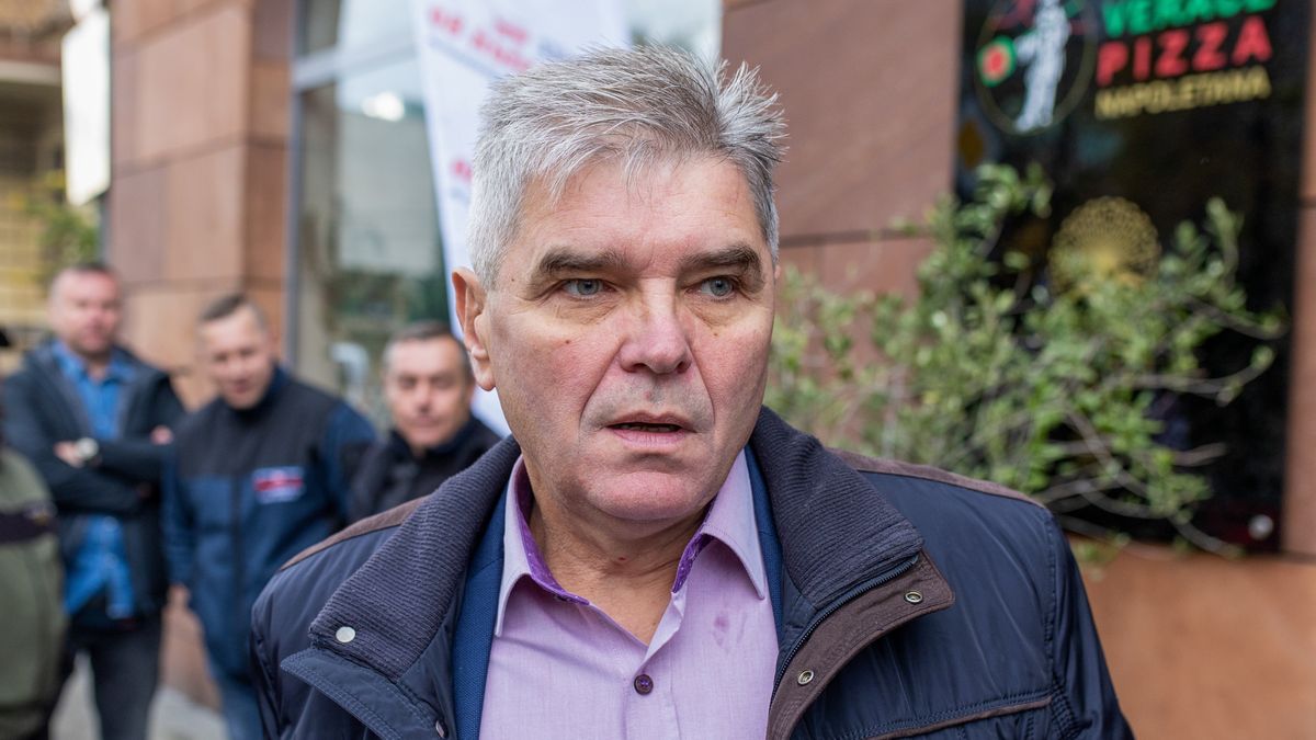 Bogusław Ziętek, przewodniczący WZZ "Sierpień 80"