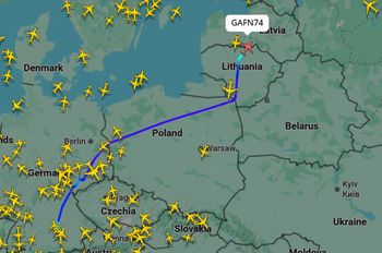 Było widać je nad Polską. Od razu obrały konkretny kierunek