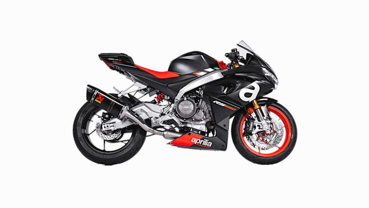 Aprilia RS 660 z wydechem Akrapovic